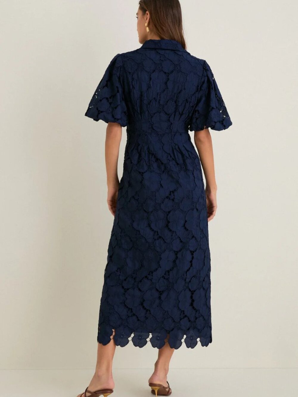 TUCKERNUCK Navy Eyelet Delaney Dress - Picture 3 of 3